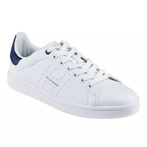 Tommy Hilfiger White Sneakers with Navy Detail